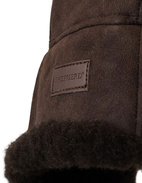 Wengen Mössa Fårskinn Mörkbrun 56/58