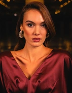 Juno Klänning Burgundy S