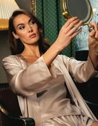 Linne Siden Champagne