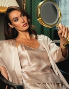 Linne Siden Champagne