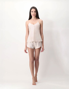 Linne Siden Champagne XL