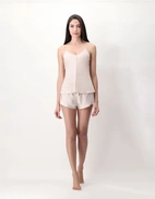 Linne Siden Champagne