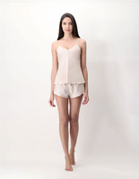 Linne Siden Champagne XL