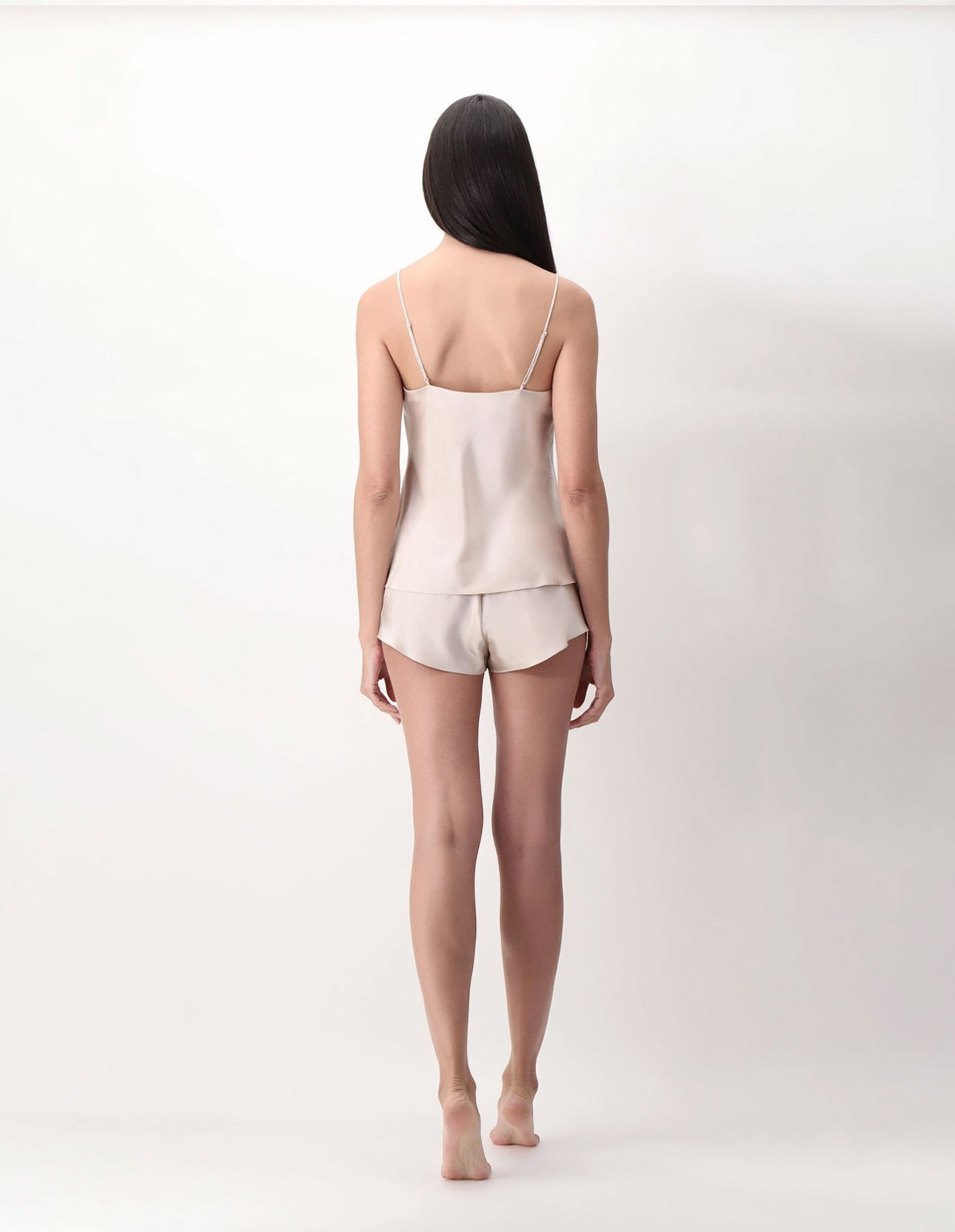 Linne Siden Champagne XL