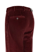 Parma Regular Fit Trouser Genua Cord Vinröd