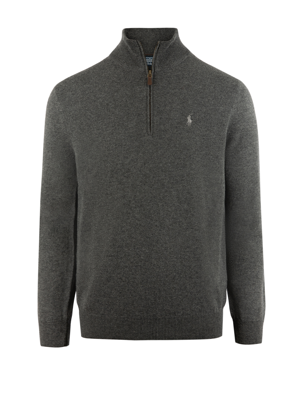 Stickat 710876756 Half Zip Pullover 017 Charcoal Heather