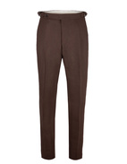 Sartorial Byxa Linne Brun Stl 54