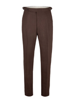 Sartorial Trouser Linne Brun