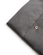 Casual Fit Skjorta Helskuren Krage Twill Gråbeige