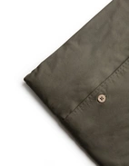 Casual Fit Skjorta Helskuren Krage Twill Grön