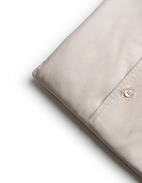 Casual Fit Skjorta Helskuren Krage Twill Ljusbeige