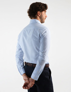 Slim Fit Oxford Skjorta Ljusblå Stl 43