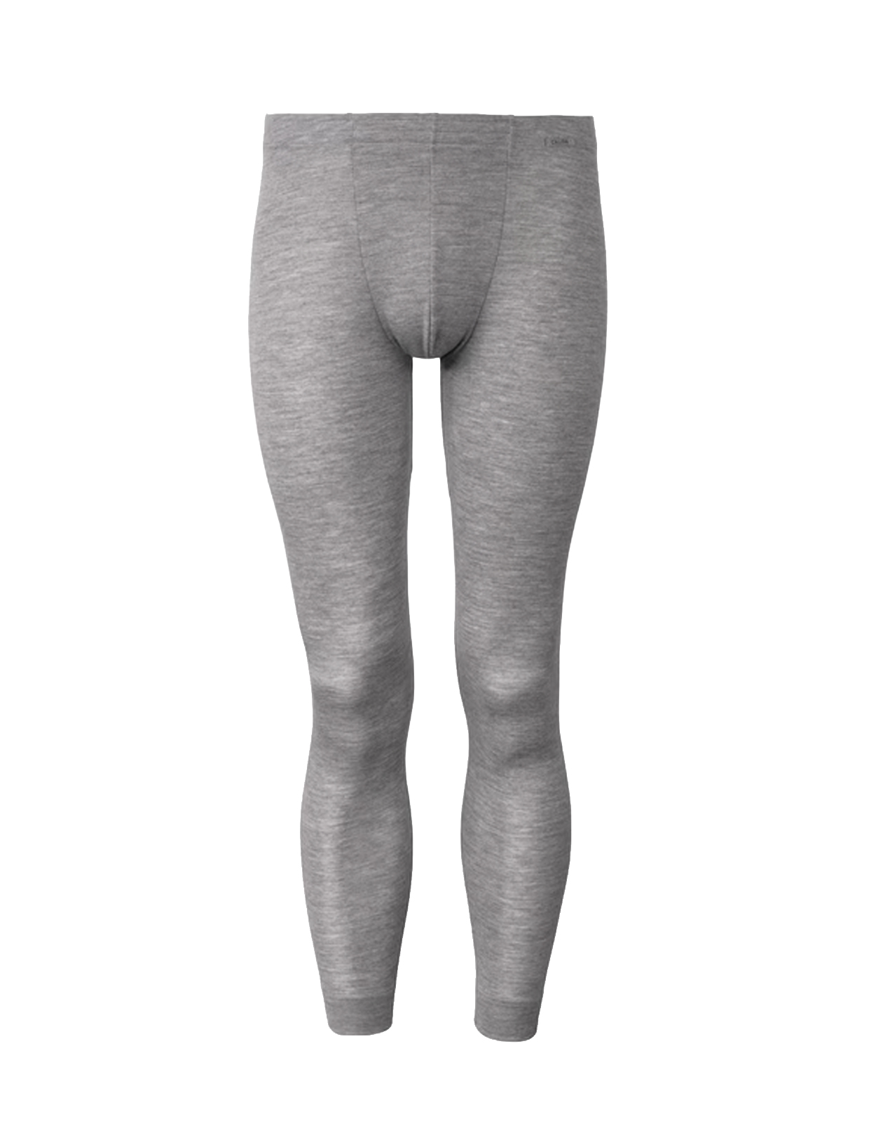 Långkalsong Ull/Siden Grå