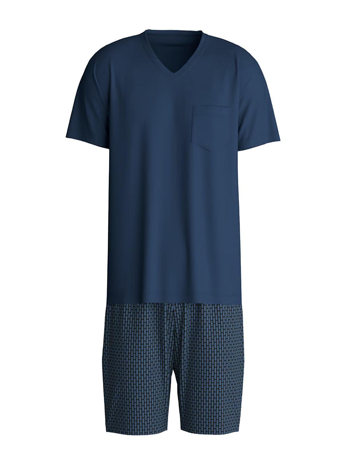 Pyjamas Relax Superlight Blå Mönstrad XL