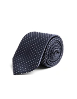 Slips Vävd Siden Navy Prickig One Size