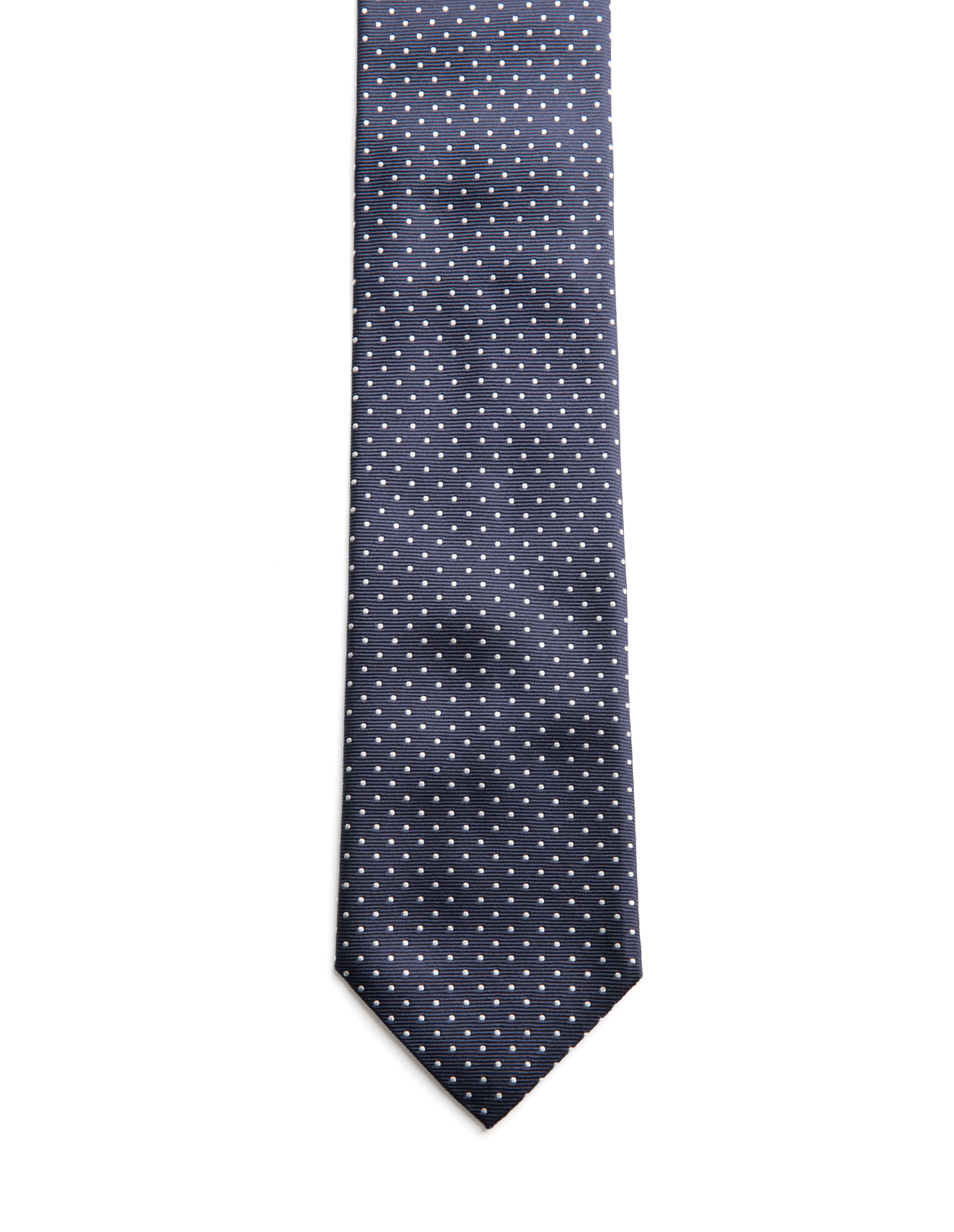 Slips Vävd Siden Navy Prickig One Size