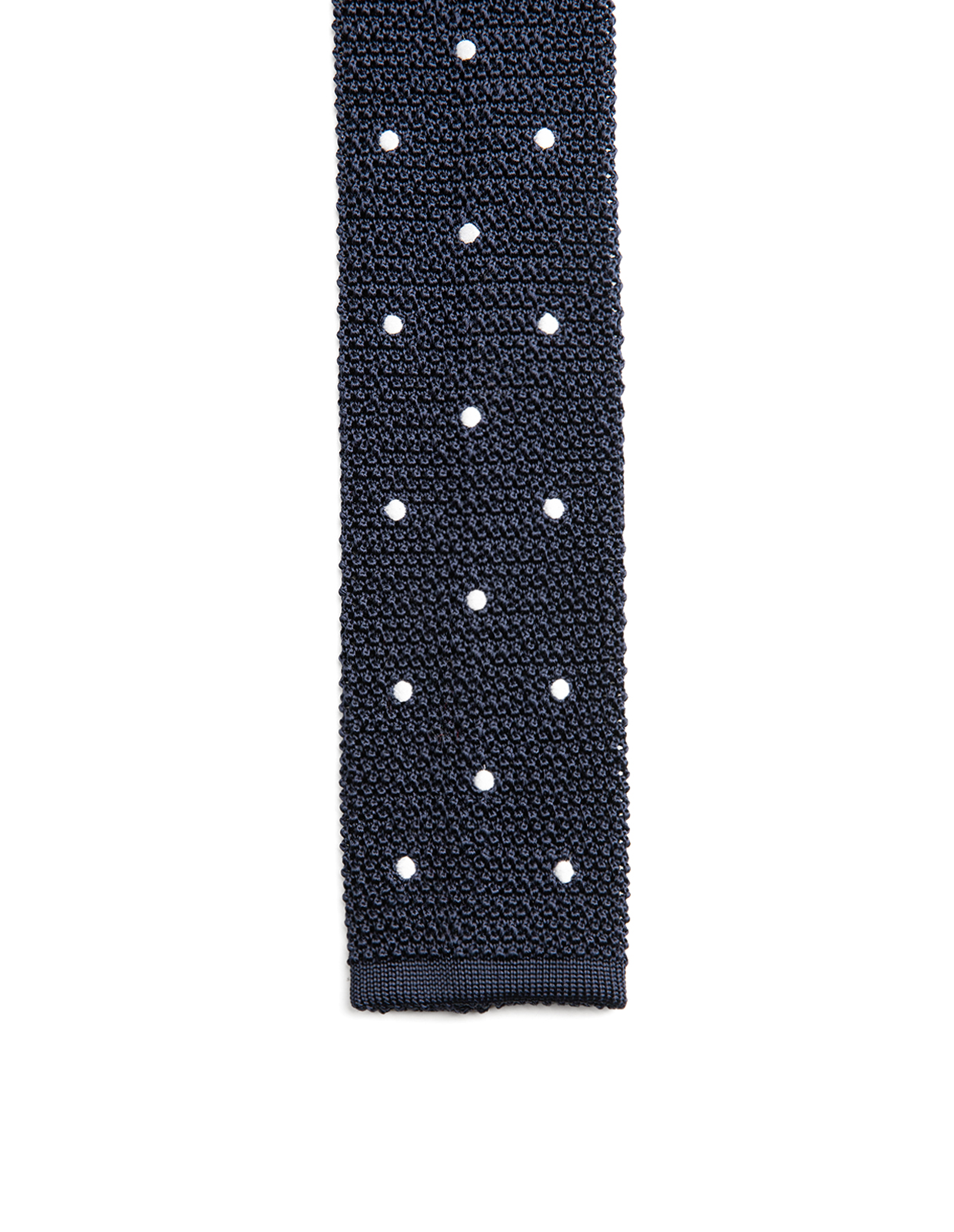 Grana Riso Stickad Slips Siden Marinblå/Vit One Size