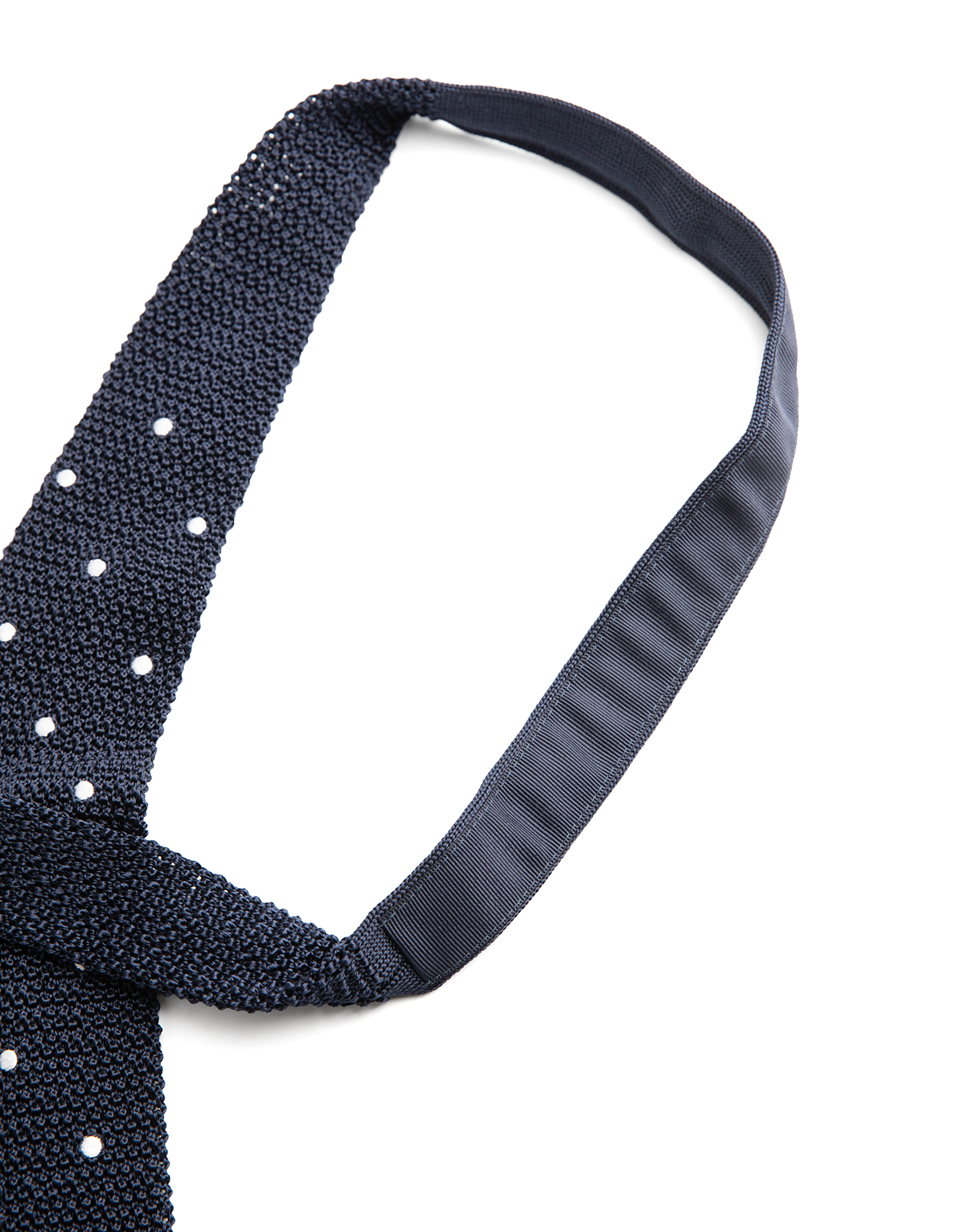 Grana Riso Stickad Slips Siden Marinblå/Vit One Size