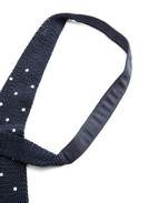 Grana Riso Stickad Slips Siden Marinblå/Vit One Size