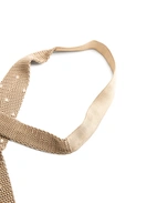 Grana Riso Stickad Slips Siden Beige/Vit One Size