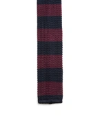 Grana Riso Stickad Slips Siden Plommonröd/Navy One Size