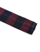 Grana Riso Stickad Slips Siden Plommonröd/Navy One Size