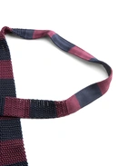 Grana Riso Stickad Slips Siden Plommonröd/Navy One Size