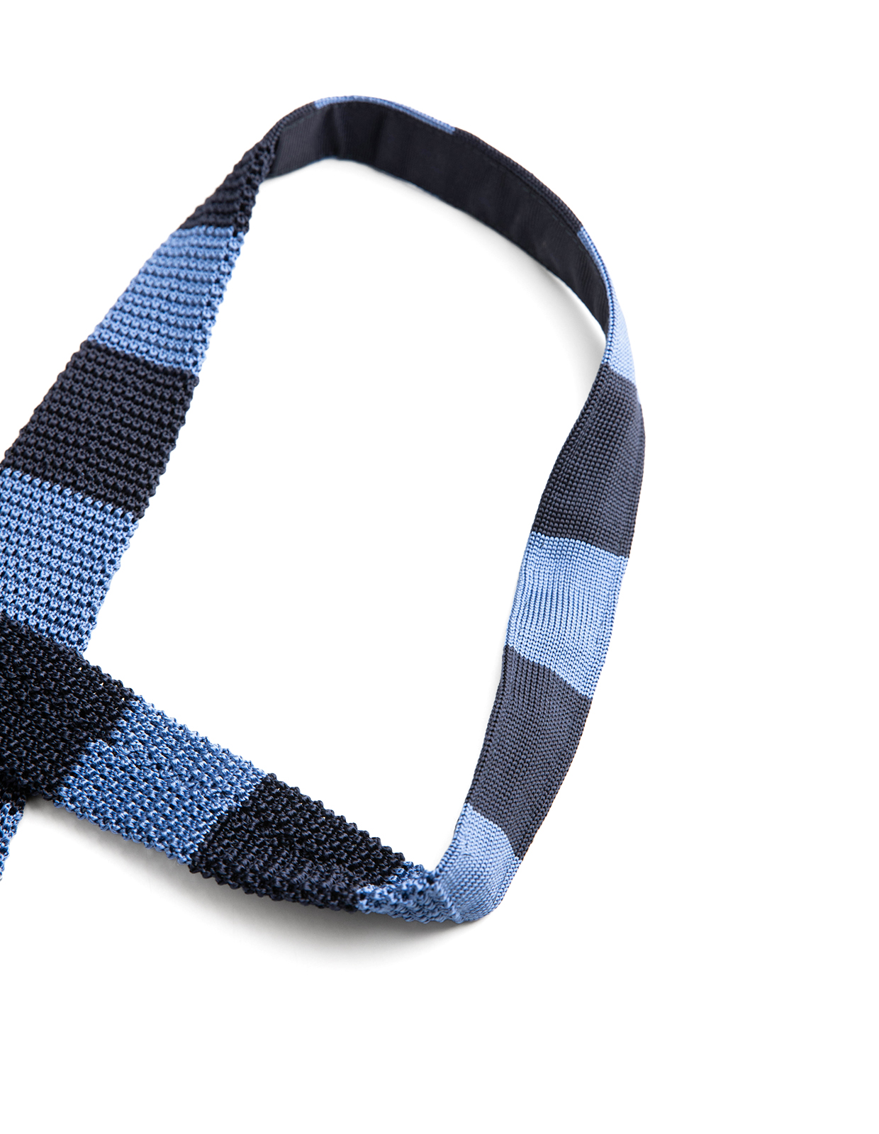 Grana Riso Stickad Slips Siden Blå/Marinblå One Size