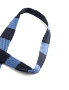 Grana Riso Stickad Slips Siden Blå/Marinblå One Size