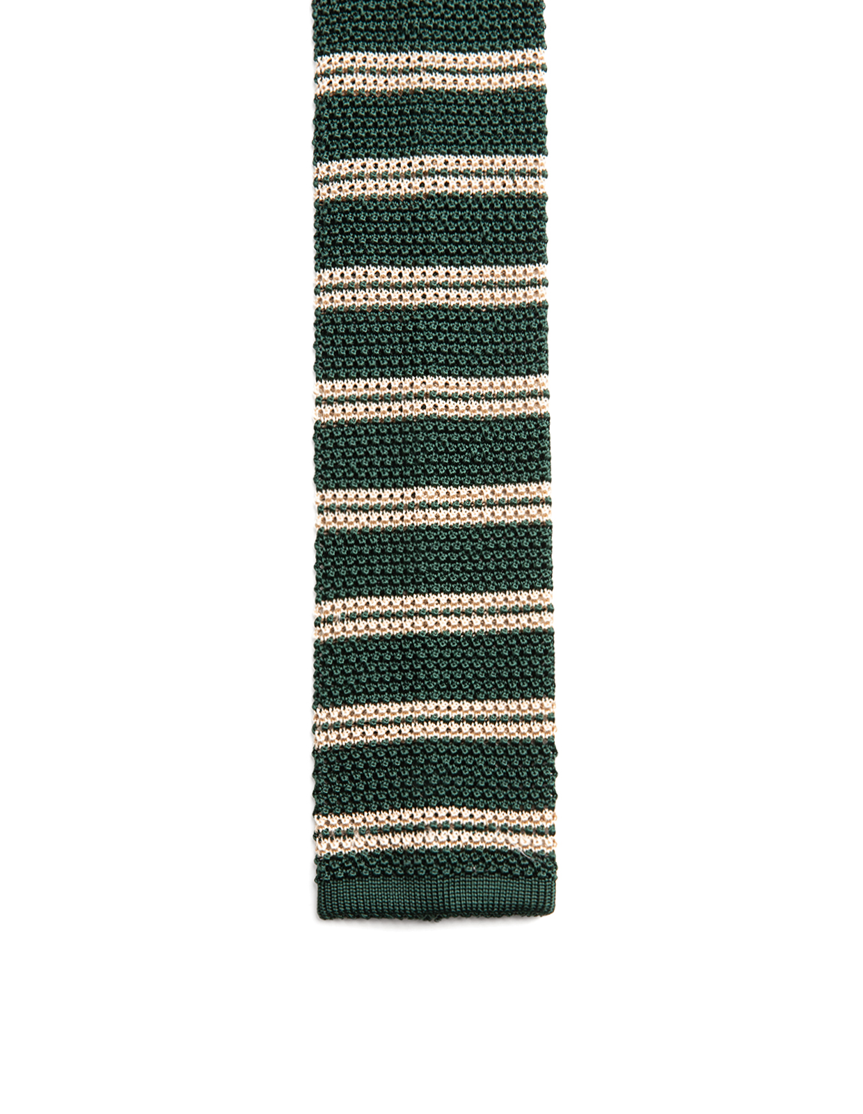 Grana Riso Stickad Slips Siden Mörkgrön/Beige One Size