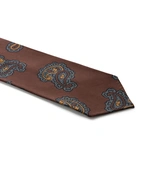 Slips Untipped Siden 7 Fold Brun Paisley One Size