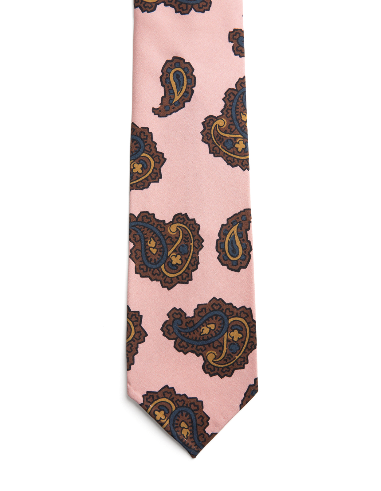 Slips Untipped Siden 7 Fold Rosa Paisley One Size