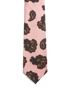 Slips Untipped Siden 7 Fold Rosa Paisley One Size