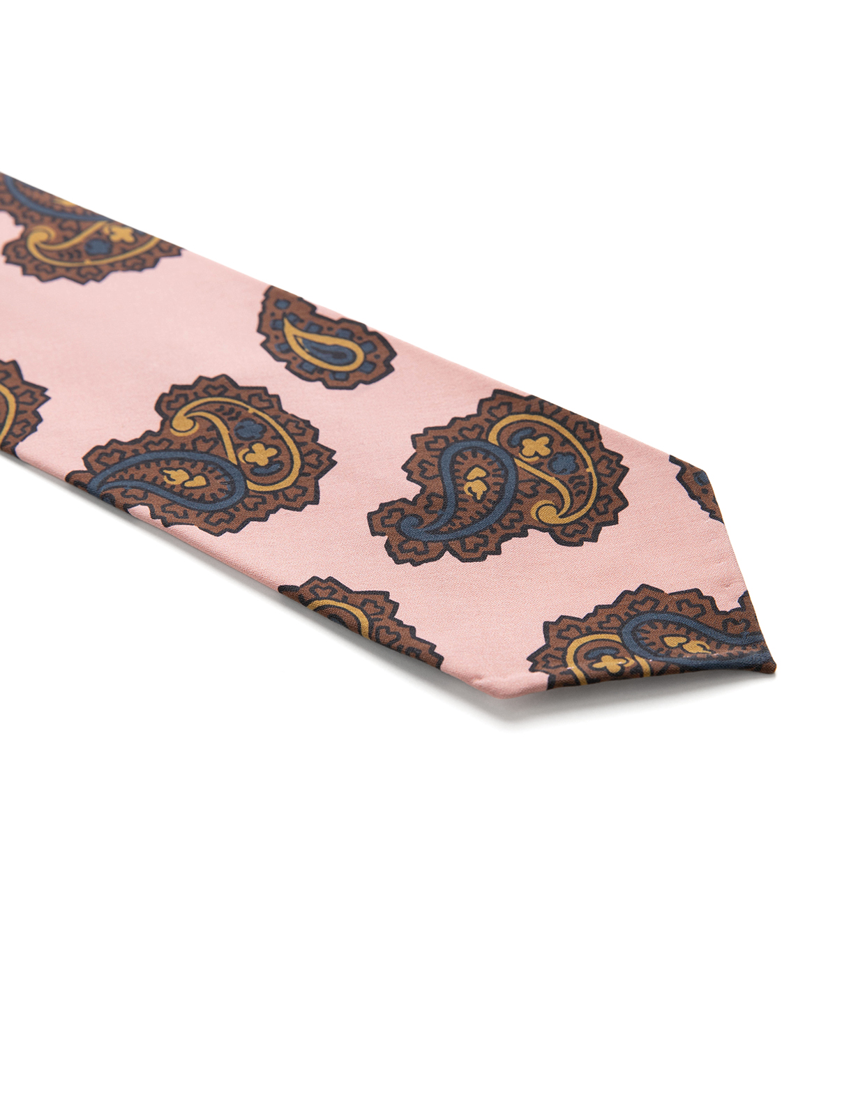 Slips Untipped Siden 7 Fold Rosa Paisley One Size