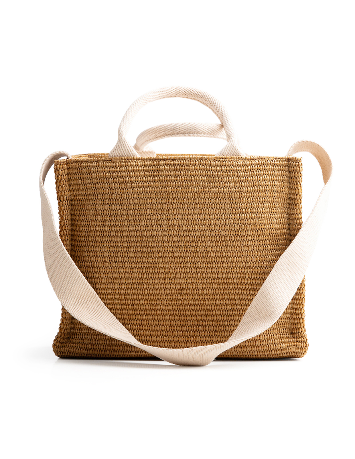 Tropicalia Small Basket Beige One Size