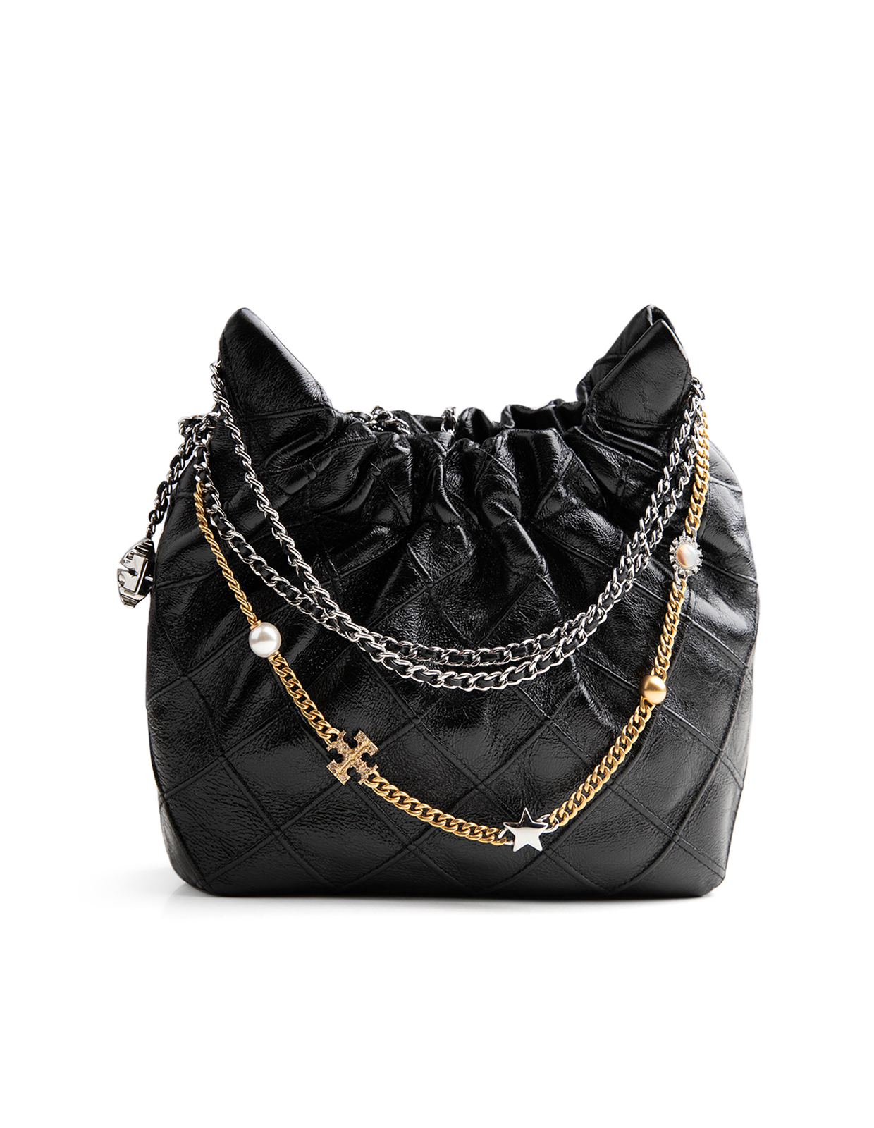 Fleming Mini Hobo Väska Svart One Size