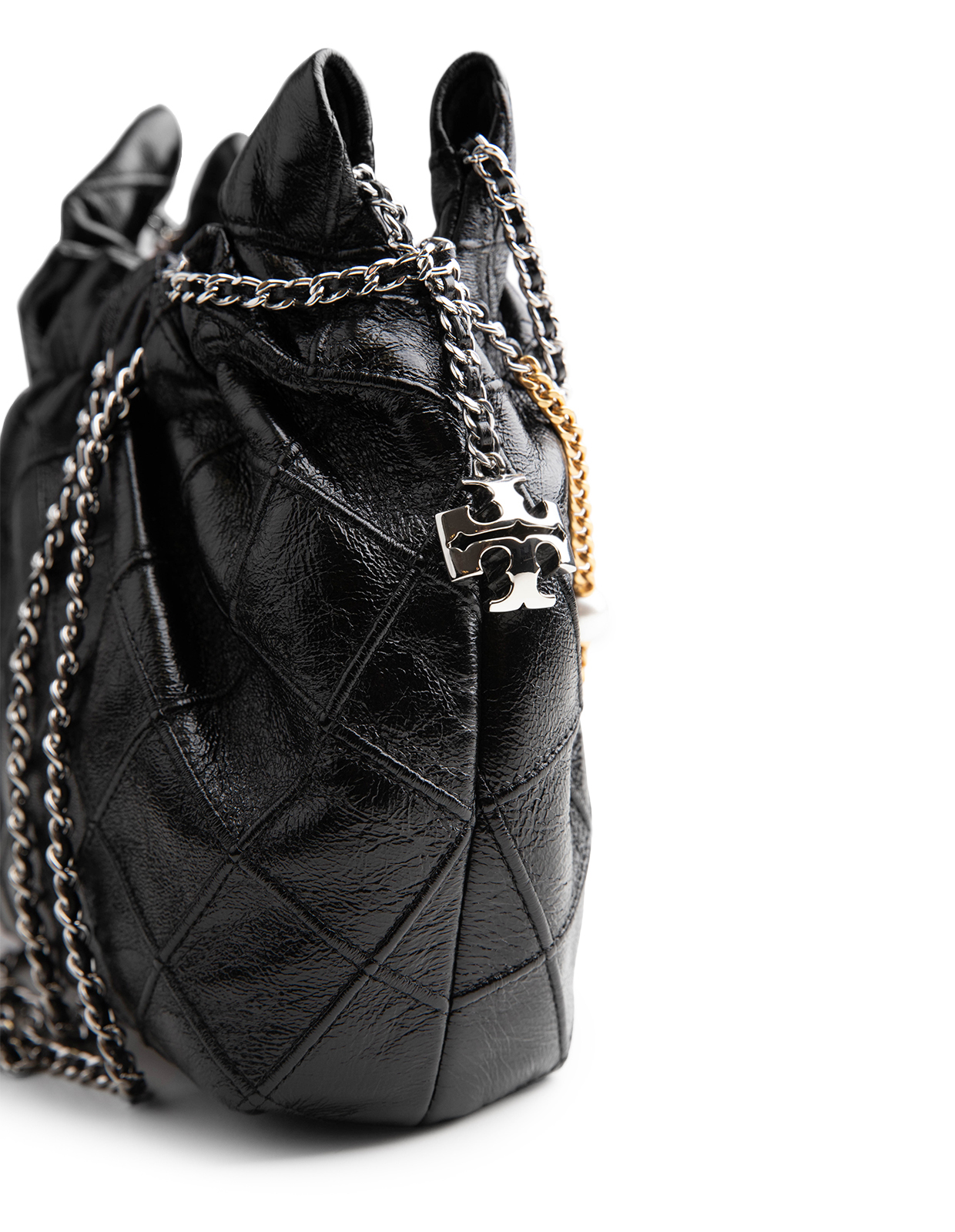 Fleming Mini Hobo Väska Svart One Size