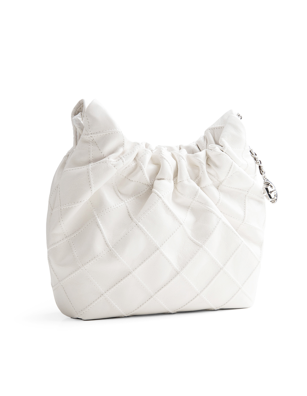 Fleming Mini Hobo Väska Vit One Size