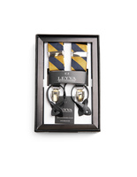 Klassiska Hängslen Navy/Gul One Size