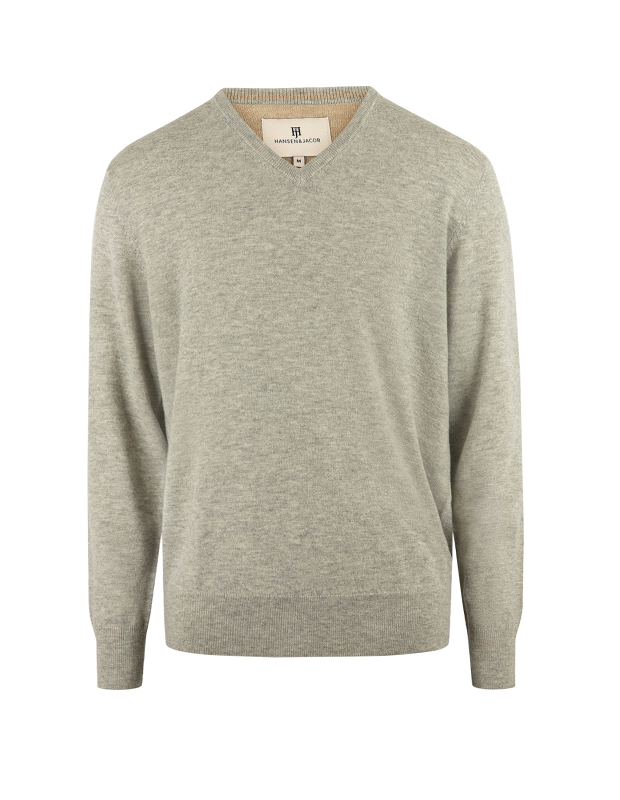 Geelong Tröja V hals Ljusgrå