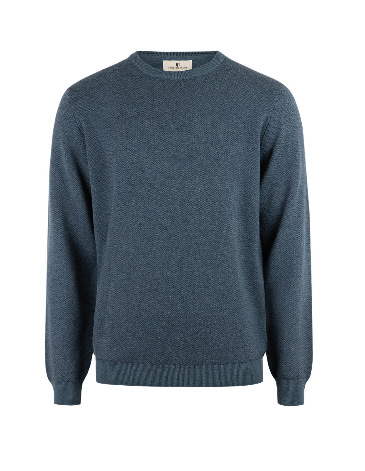 2Tone Tröja Rundhals Blå