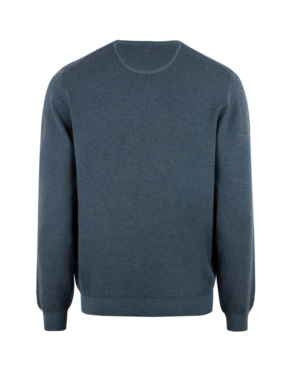 2Tone Tröja Rundhals Blå