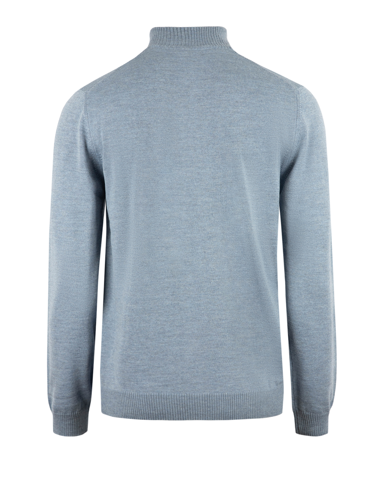 Half Zip Tröja Merinoull Ljusblå