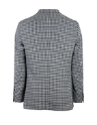 Firenze Kavaj Ull Linne Rutig Blå