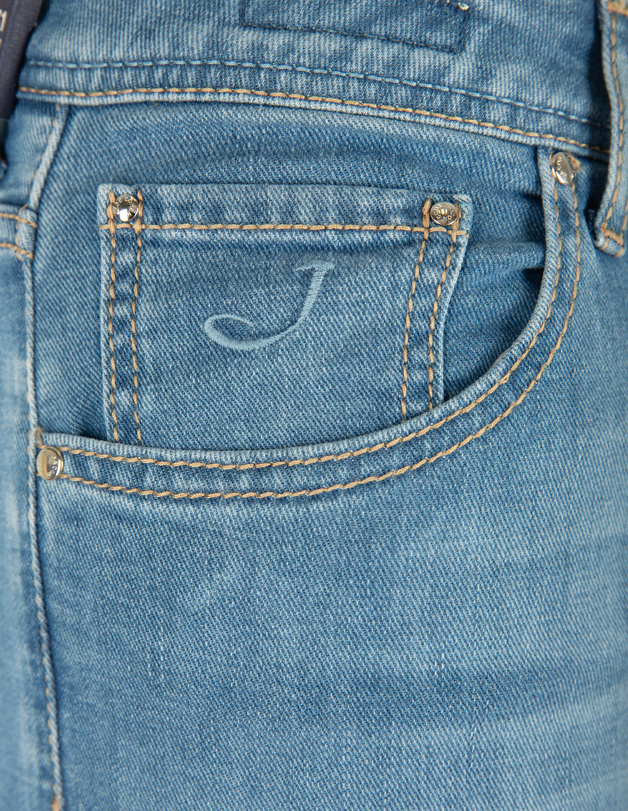 Nick Stretch Denim Klarblå