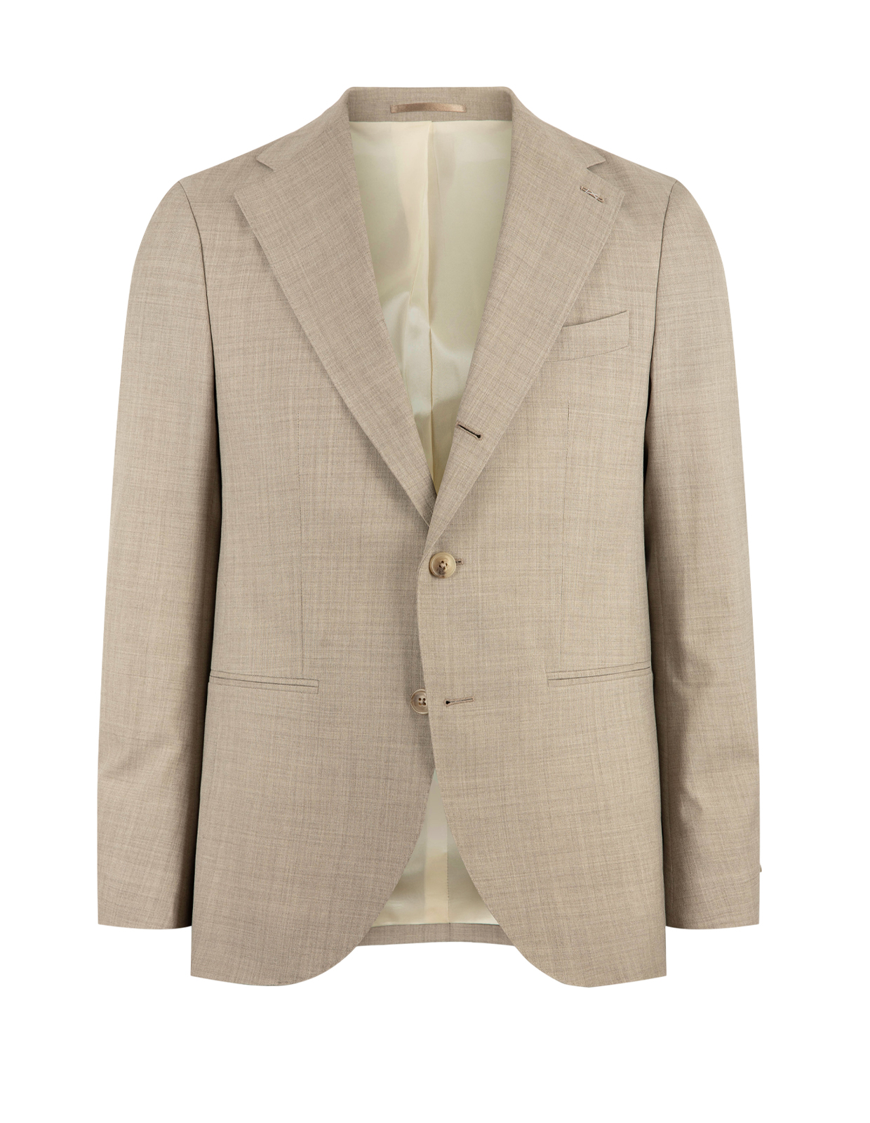 Firenze Kostym Ull Ljusbeige