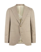 Firenze Kostym Ull Ljusbeige