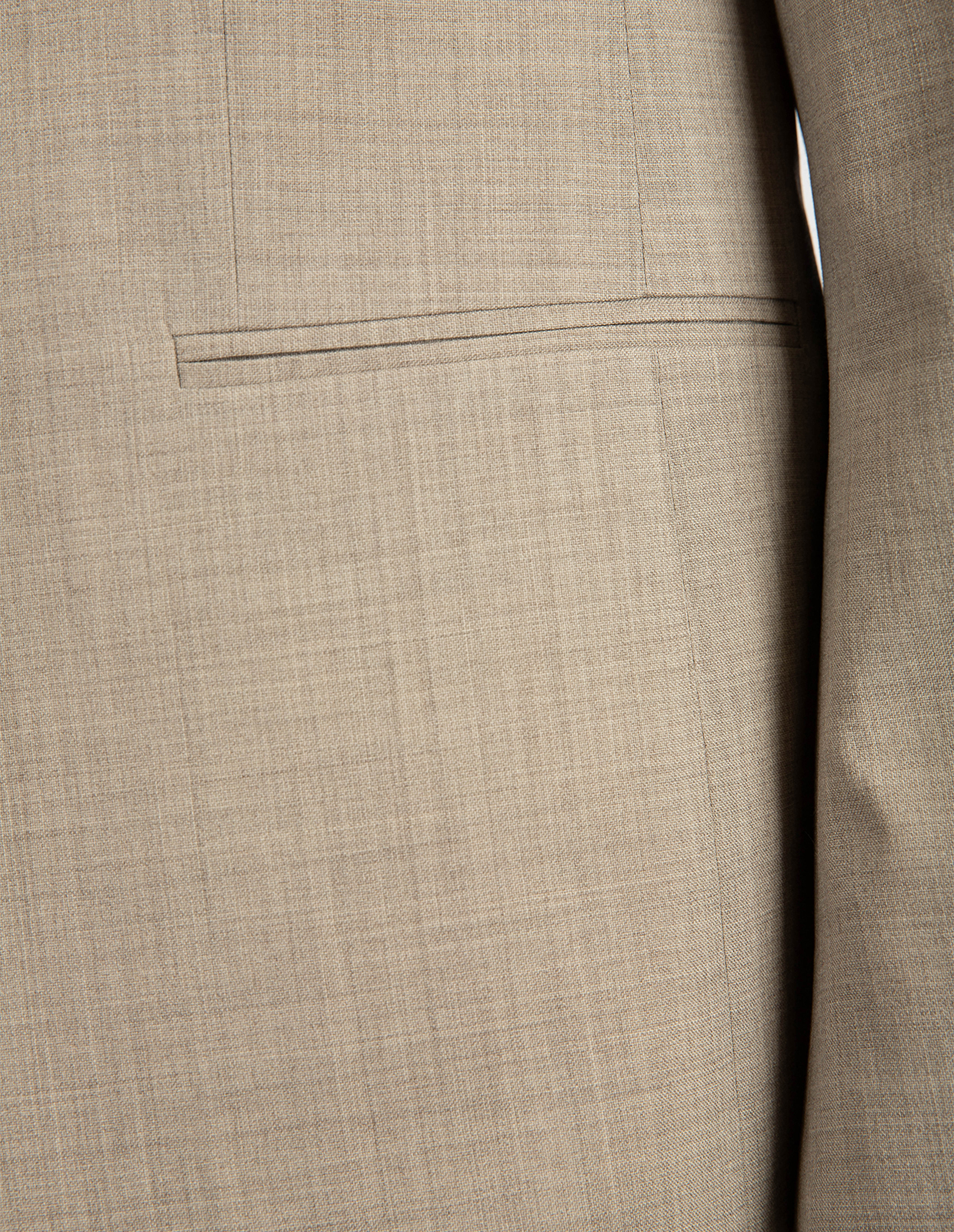 Firenze Kostym Ull Ljusbeige