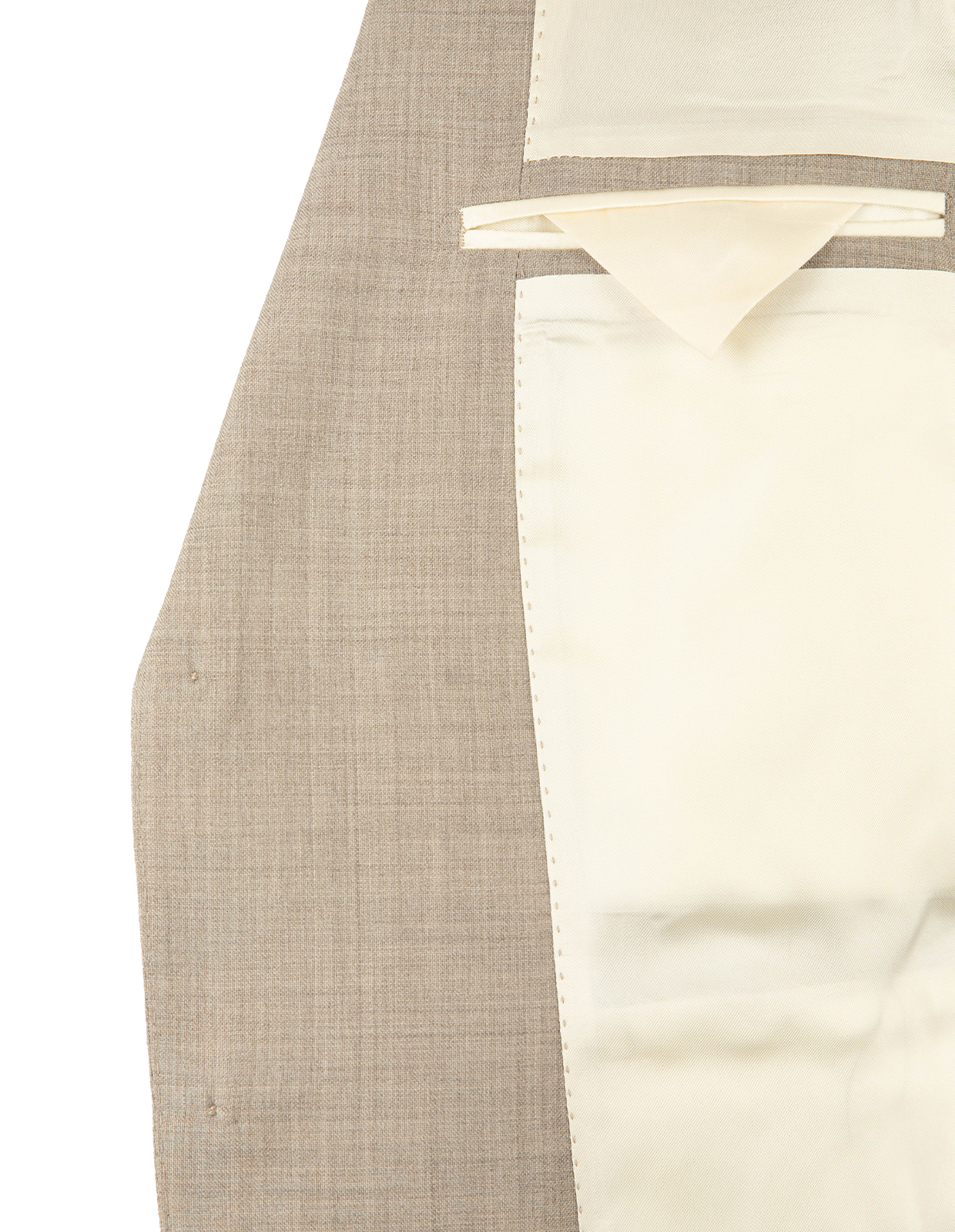 Firenze Kostym Ull Ljusbeige