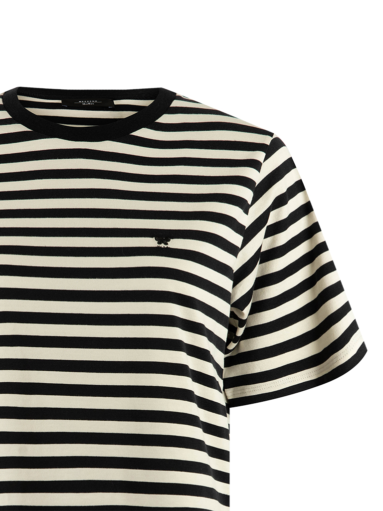 Venaco T-Shirt Benvit/Svart